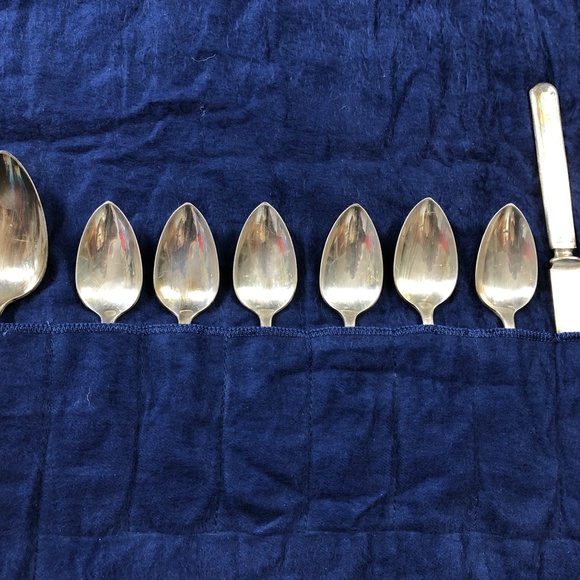 1847 Rogers Bros Frank Herschede Silversmith Vintage XS Triple 36 Pcs Silverware - Picture 7 of 11